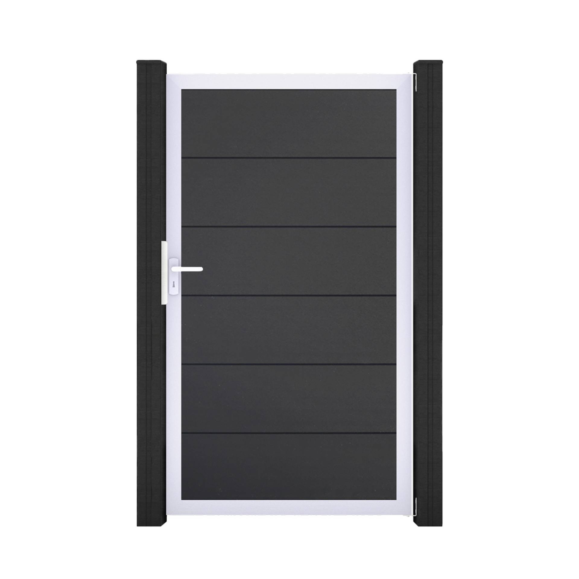 GroJa Einzeltor 'BasicLine' Universal DIN anthrazitgrau/silber 100 x 180 cm GroJa Einzeltor 'BasicLine' Universal DIN anthrazitgrau/silber 100 x 180 cm von GroJa