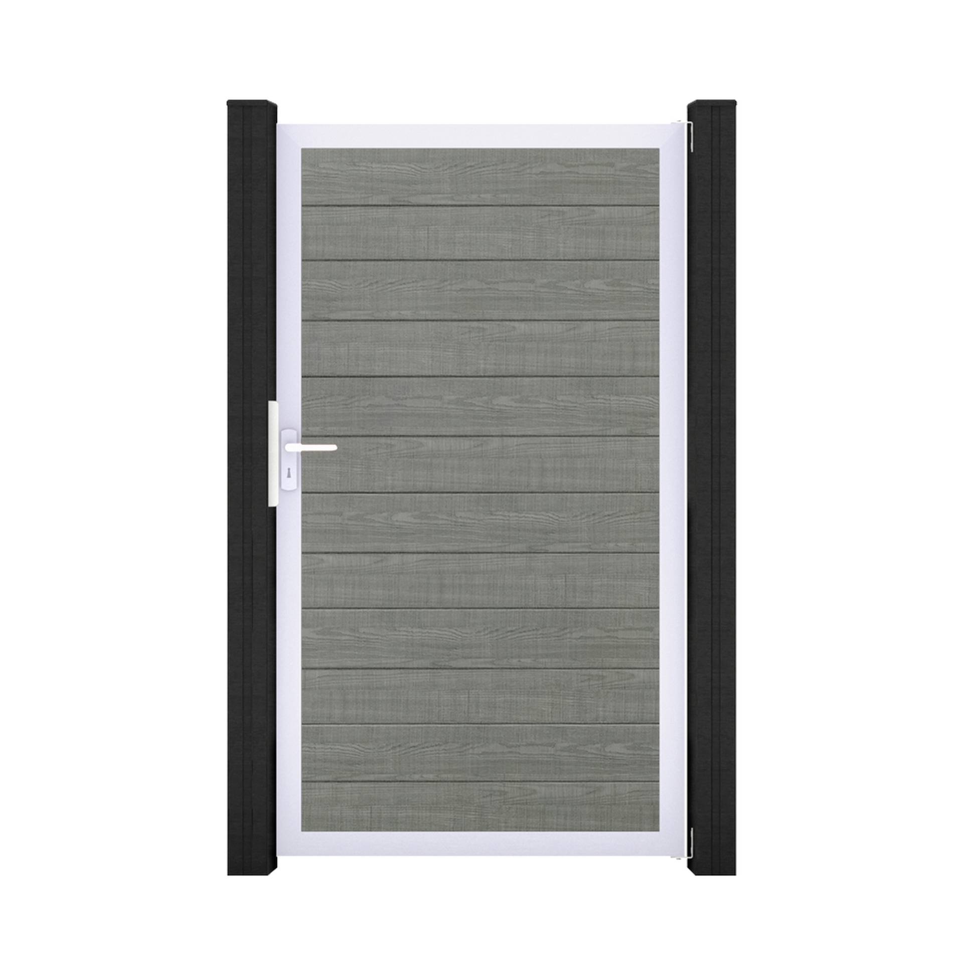 GroJa Einzeltor 'BasicLine' Universal DIN grau/silber 100 x 180 cm GroJa Einzeltor 'BasicLine' Universal DIN grau/silber 100 x 180 cm von GroJa