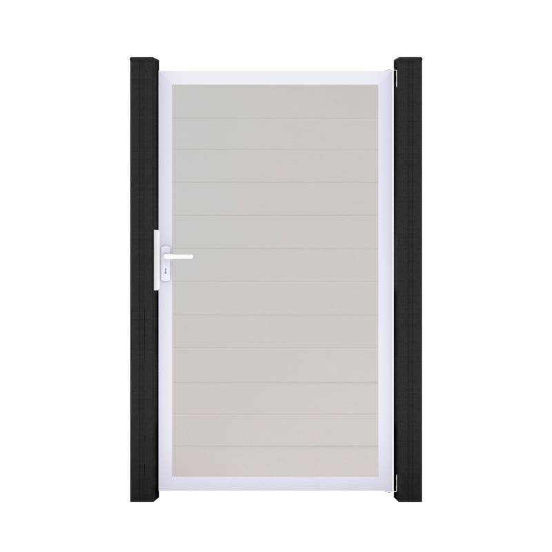 GroJa Einzeltor 'BasicLine' Universal DIN weiß/silber 100 x 180 cm GroJa Einzeltor 'BasicLine' Universal DIN weiß/silber 100 x 180 cm von GroJa