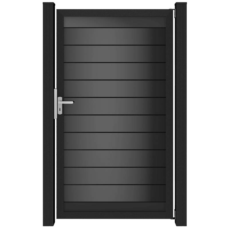 GroJa Einzeltor 'Lumino' Universal DIN anthrazit 100 x 180 cm von GroJa