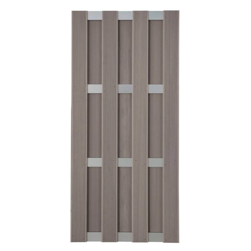 GroJa Fertigzaun Hochkant Bi-Color Sand 84,3 cm x 180 cm von GroJa