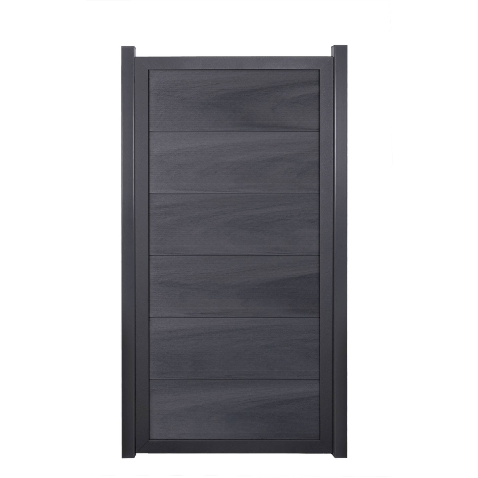GroJa Fertigzaun 'Viento' BPC/Aluminium hochkant steingrau/anthrazit 90 x 180 cm GroJa Fertigzaun 'Viento' BPC/Aluminium hochkant steingrau/anthrazit 90 x 180 cm von GroJa