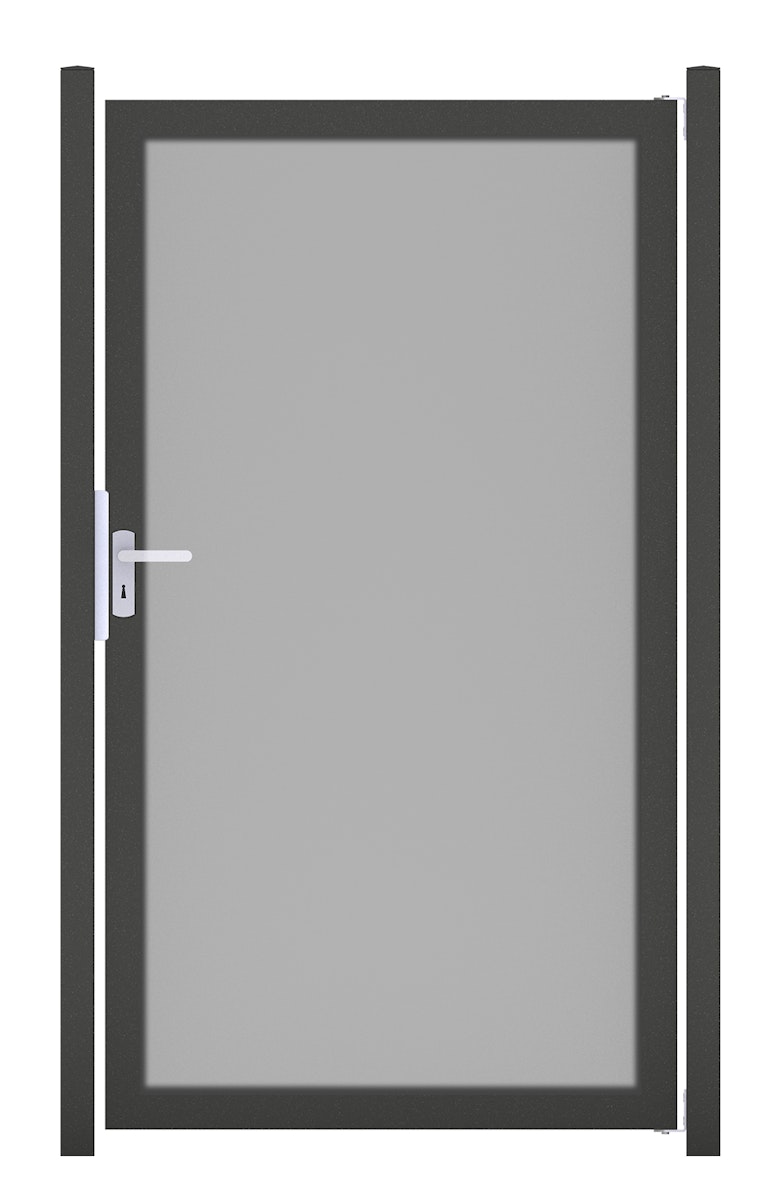 GroJa PREMO Einzeltor Rahmen Aluminium Anthrazit DB 703 Uni Grau GroJa PREMO Einzeltor Rahmen Aluminium Anthrazit DB 703 Uni Grau von GroJa