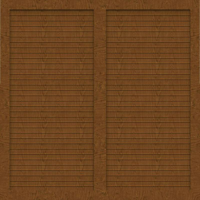 GroJa Select Typ U mit Lamellen 1,50 Meter hoch -  -golden oak-150 cm von GroJa