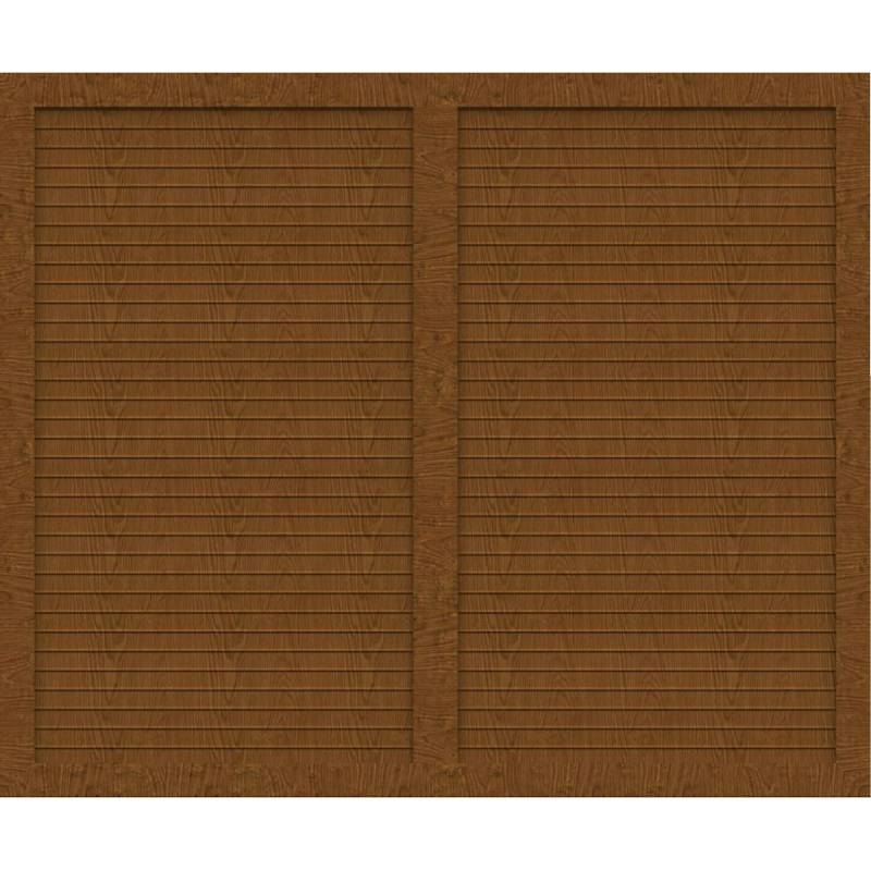GroJa Select Typ U mit Lamellen 1,50 Meter hoch -  -golden oak-180 cm von GroJa