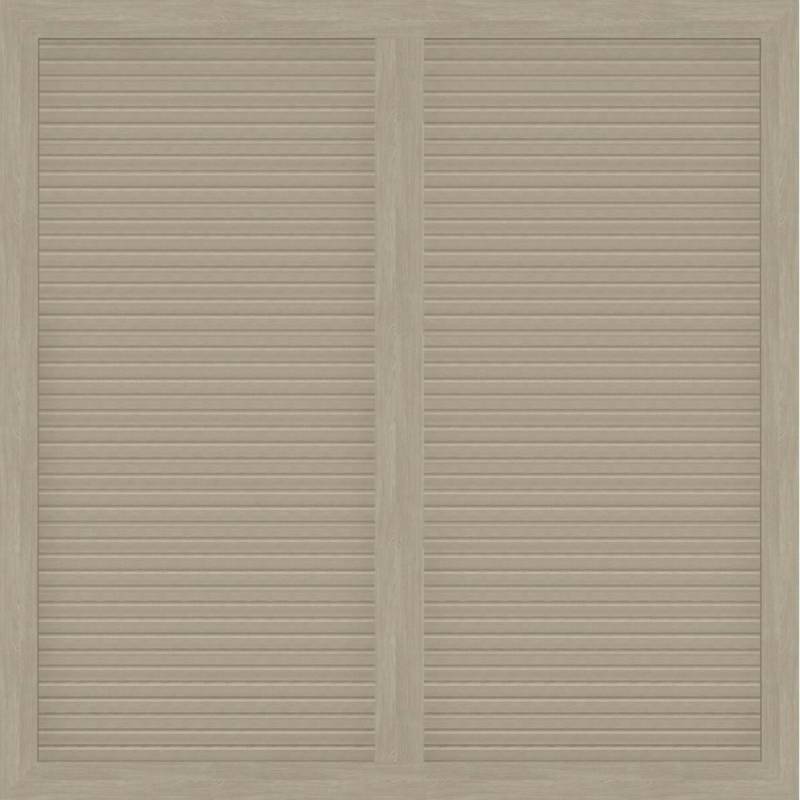 GroJa Select Typ U mit Lamellen 1,50 Meter hoch -  -sheffield oak-150 cm von GroJa