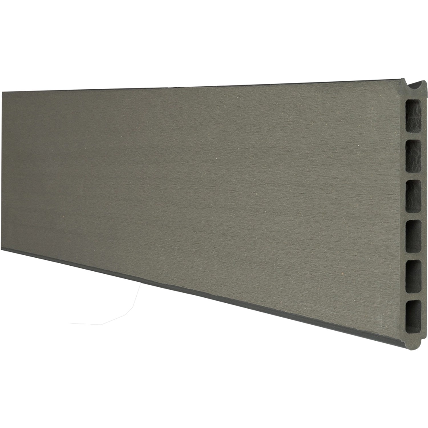 GroJa Solid Einzelprofil Steckzaun 15 cm x 180 cm Grau von GroJa