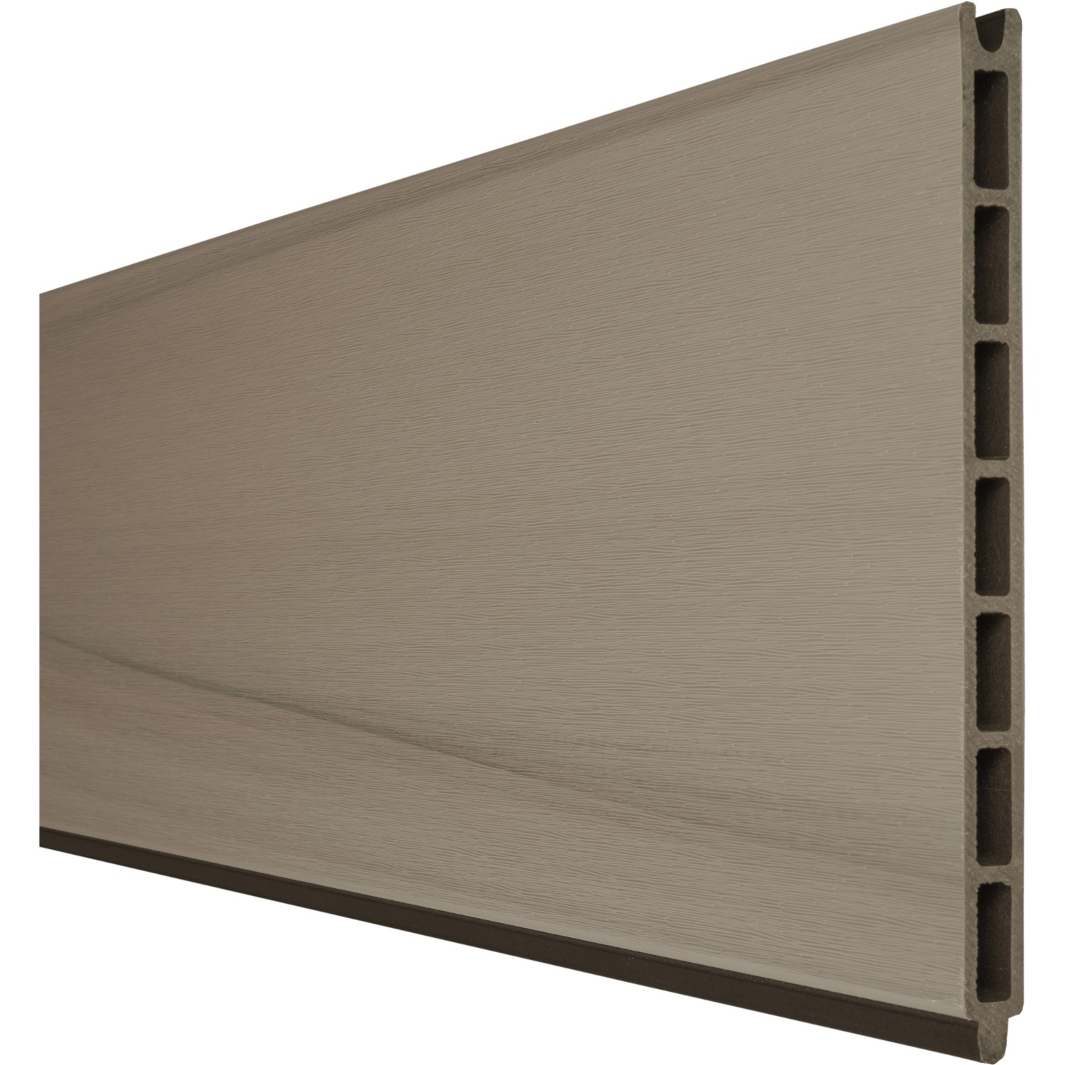 GroJa Solid Grande Einzelprofil Steckzaun 180 x 253 cm Bi-Color Braun von GroJa