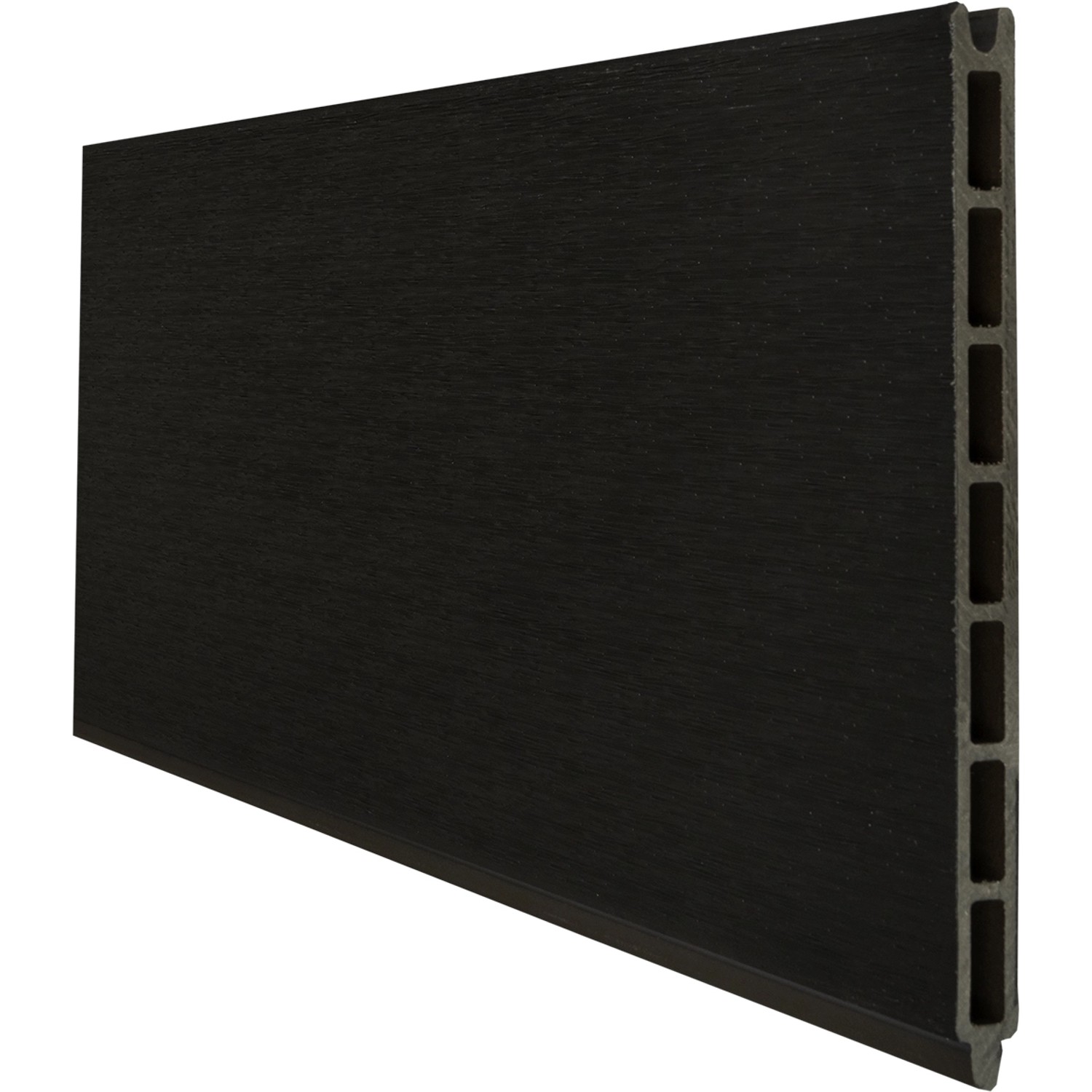 GroJa Solid Grande Einzelprofil Steckzaun 180 x 253 cm Schwarz von GroJa