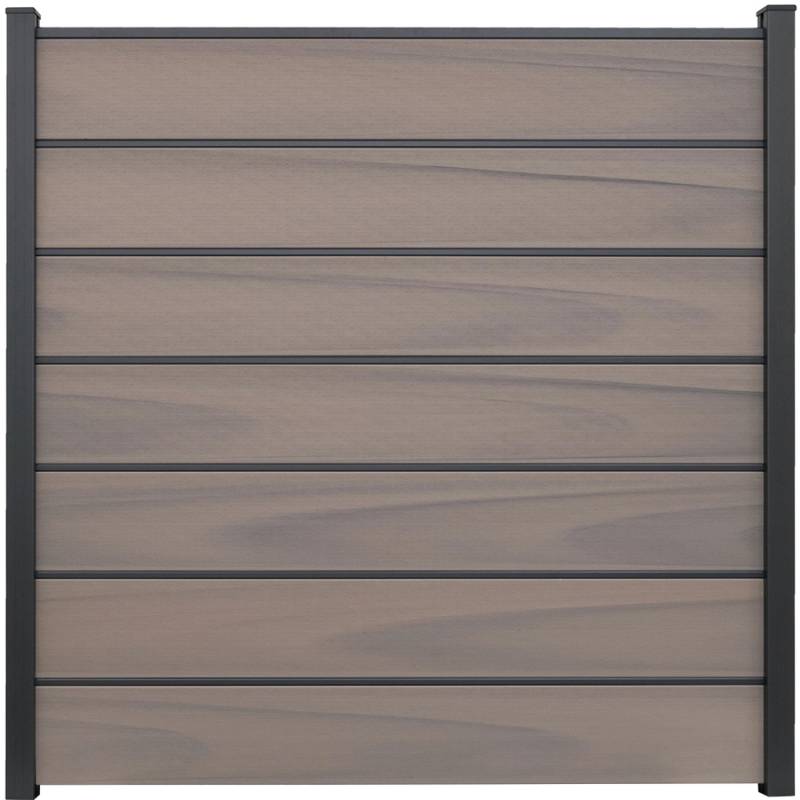 GroJa Solid Grande Premium Steckzaunsystem 180 x 180 cm Bi-Color Braun von GroJa