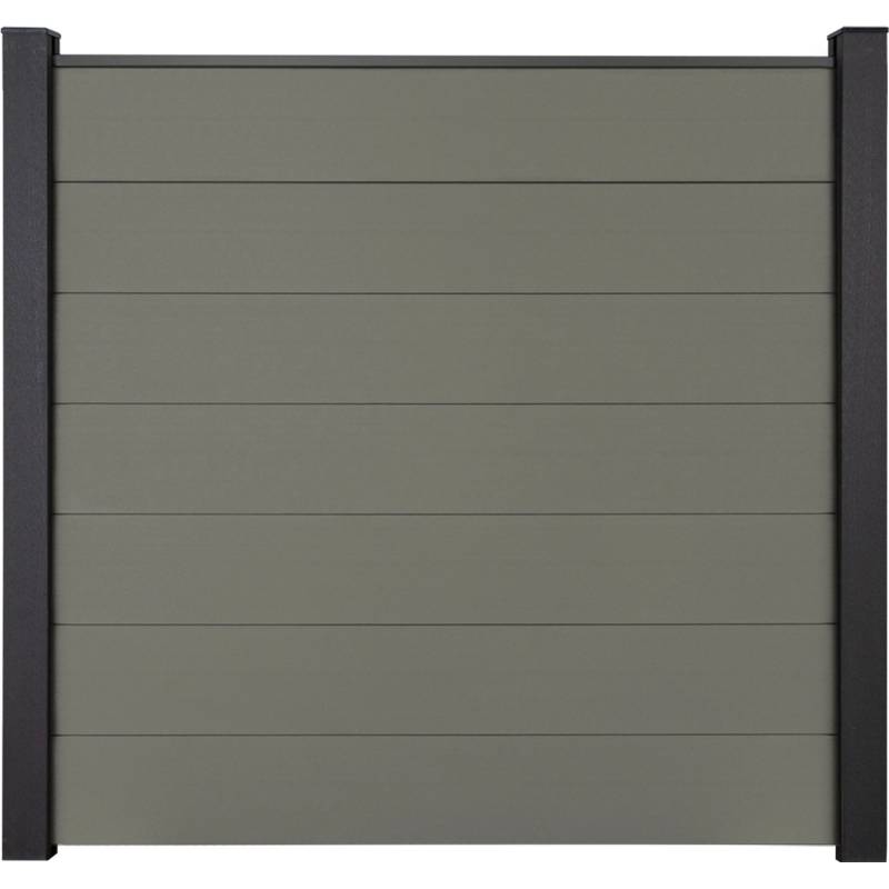 GroJa Solid Grande Steckzaunsystem 180 x 180 cm Grau von GroJa