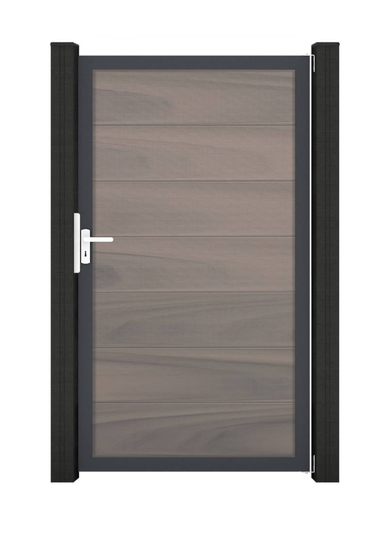 GroJa Solid Grande Tor 1-flügelig Sondermaß mit Anthrazitrahmen Bi-Color co-extrudiert GroJa Solid Grande Tor 1-flügelig Sondermaß mit Anthrazitrahmen Bi-Color co-extrudiert von GroJa