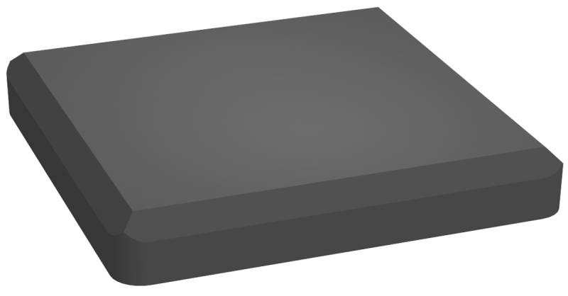 GroJa Solid Stecksystem Kappe 10 x 10 cm-anthrazit von GroJa