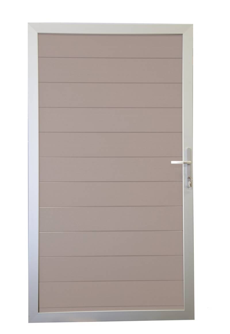 GroJa Solid Steckzaun Universal Einzeltor Sondermaß mit Alurahmen Bi-Color Sand GroJa Solid Steckzaun Universal Einzeltor Sondermaß mit Alurahmen Bi-Color Sand von GroJa