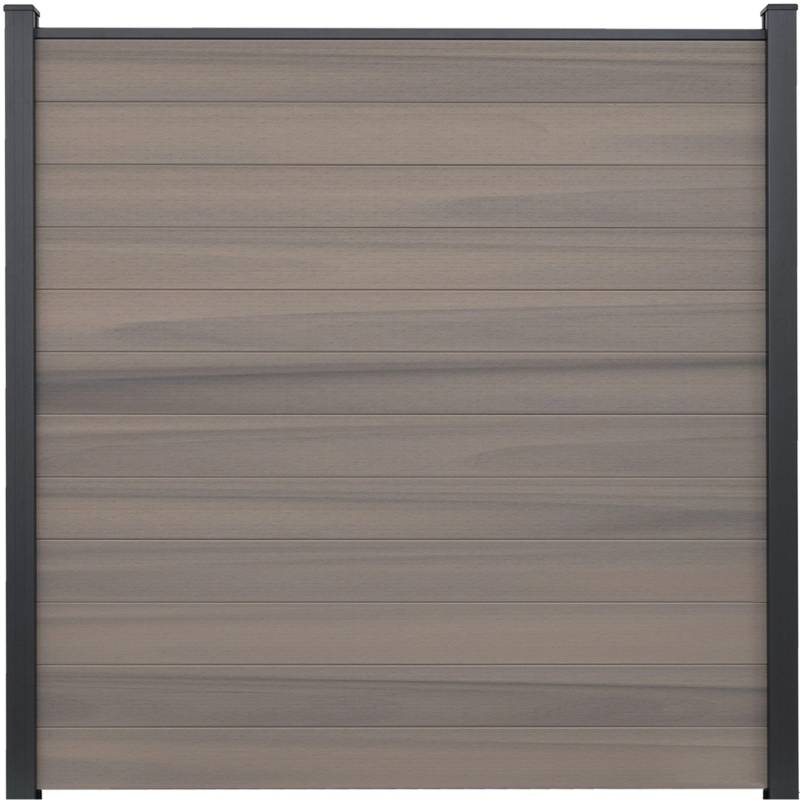 GroJa Solid Steckzaunsystem 180 x 180 cm Bi-Color Braun von GroJa