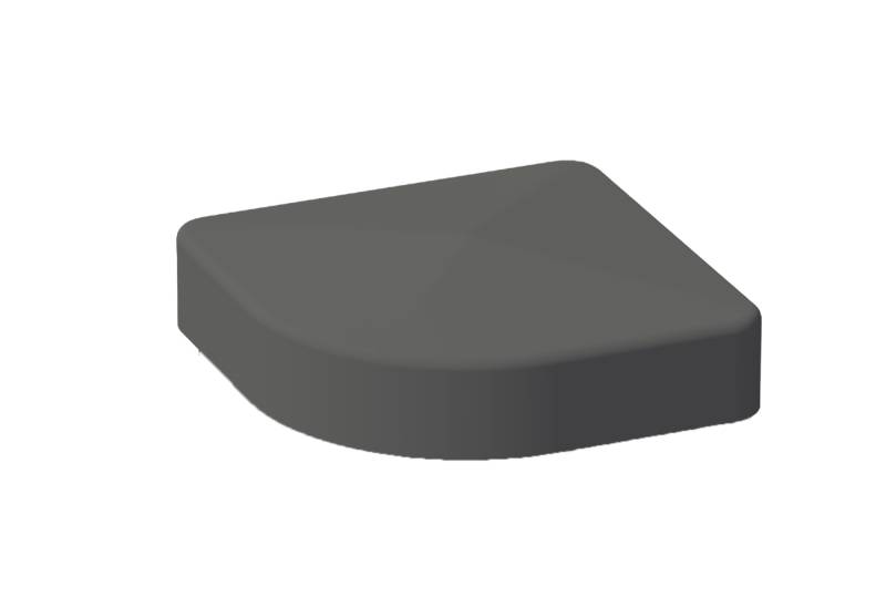 GroJa Stecksystem Alu-Eckpfostenersatzkappe 7 x 7 Anthrazitgrau von GroJa