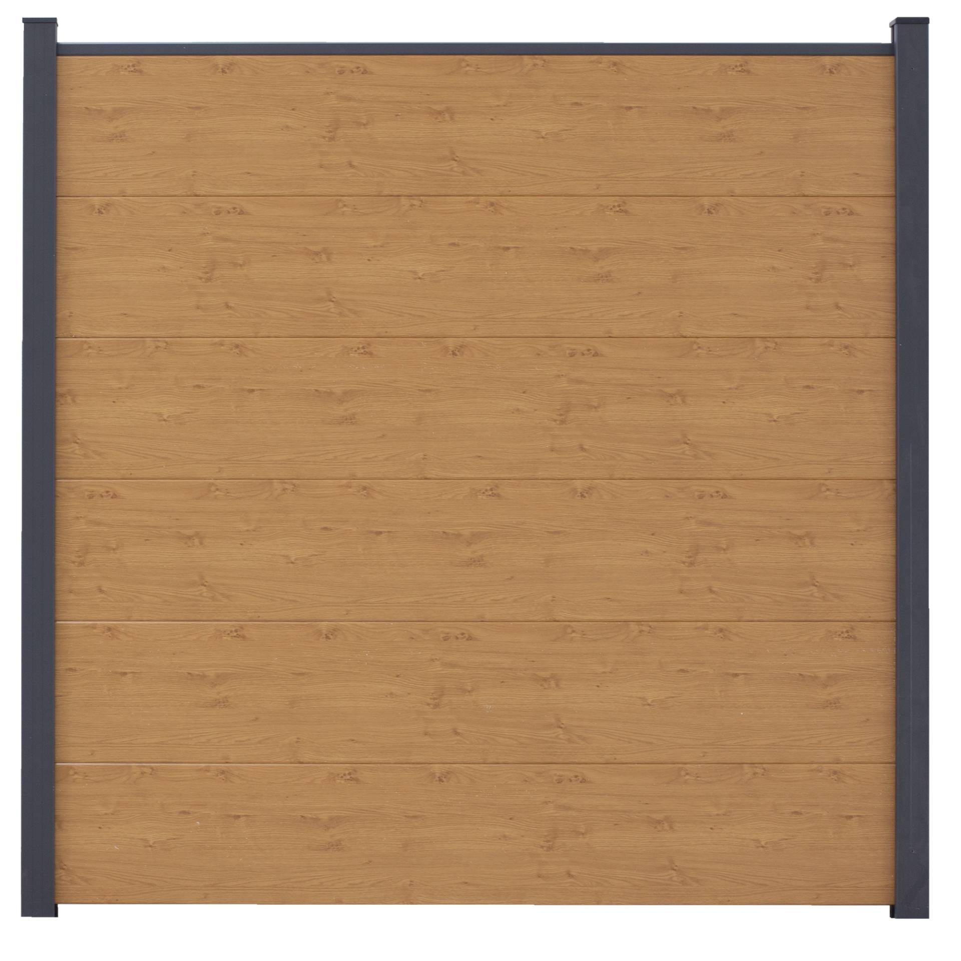 GroJa Steckzaun 'BasicLine' Eichefarben/natur 180 x 180 cm GroJa Steckzaun 'BasicLine' Eichefarben/natur 180 x 180 cm von GroJa