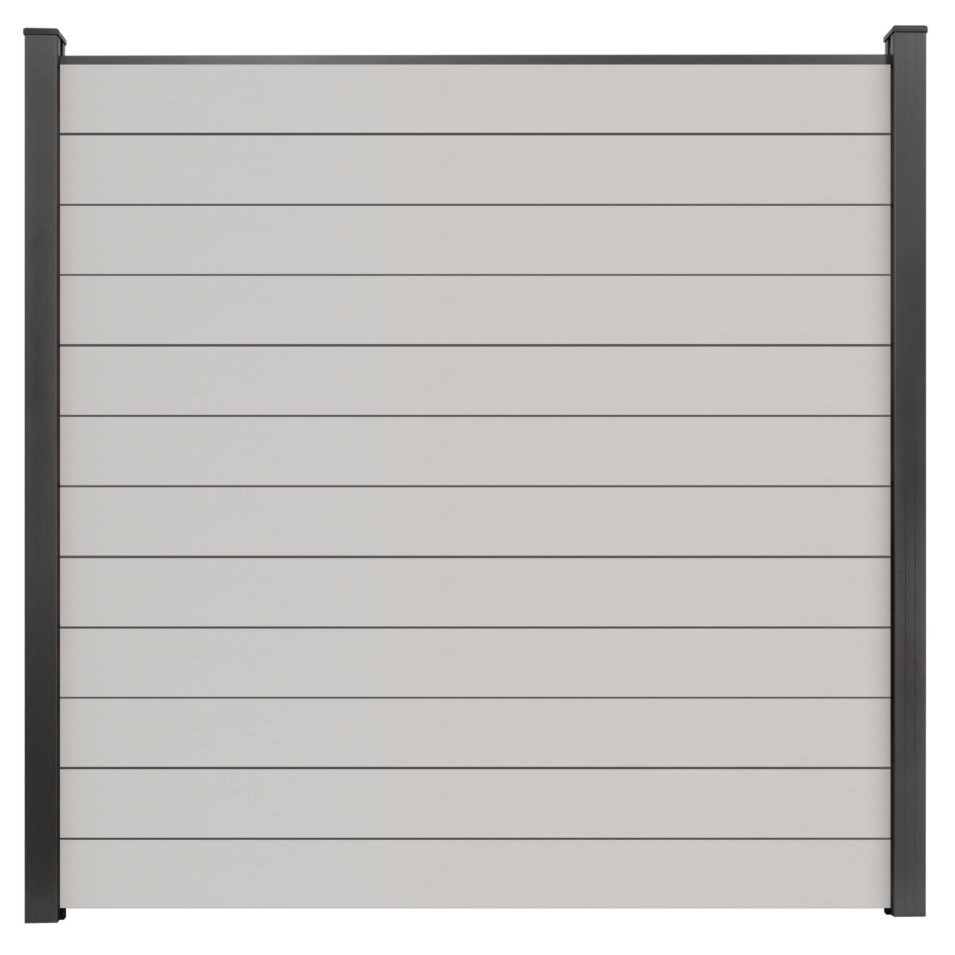 GroJa Steckzaun 'BasicLine' schmal Stecksystem weiß 180 x 180 cm von GroJa