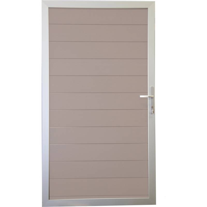 GroJa Steckzaun Solid Tor Universal 100 cm x 180 cm Bi-Color Sand von GroJa