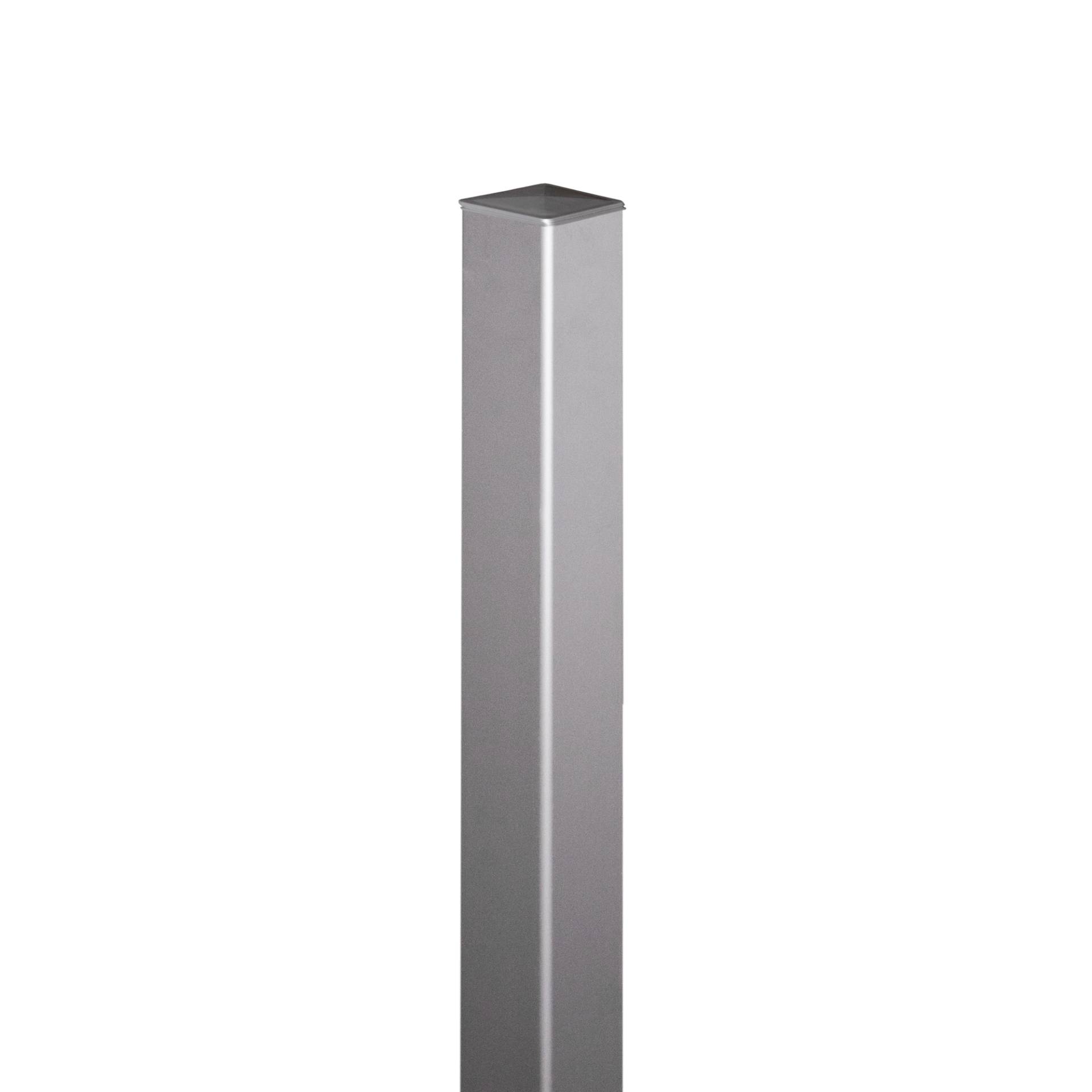 GroJa Zaunpfosten Aluminium silber 6 x 6 x 150 cm GroJa Zaunpfosten Aluminium silber 6 x 6 x 150 cm von GroJa