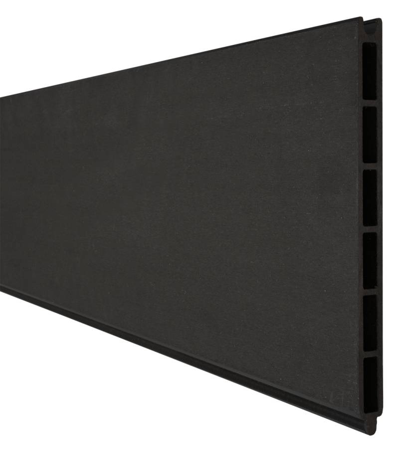 GroJaSolid Stecksystem Grande Einzelprofil - Premium Farbe: Anthrazitgrau 180 x 24 x 1,9 cm von GroJa