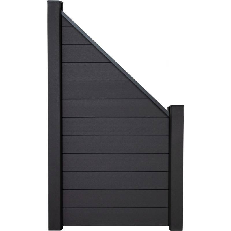 GroJaSolid Stecksystem Kartonverpackt Anthrazitgrau 90 x 180/90 cm von GroJa