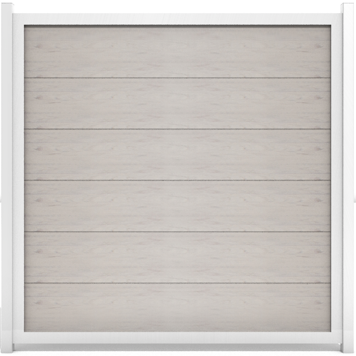GroJaViento Zaunelement Farbe: Bi-Color Sand Maß: 180x180cm Rahmen: Silber von GroJa