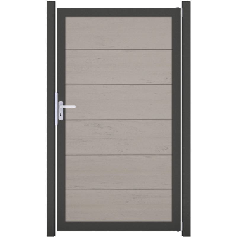 GroJaViento Zauntor Bi-Color Sand 100x180 cm Rahmen: Anthrazit DB703 von GroJa