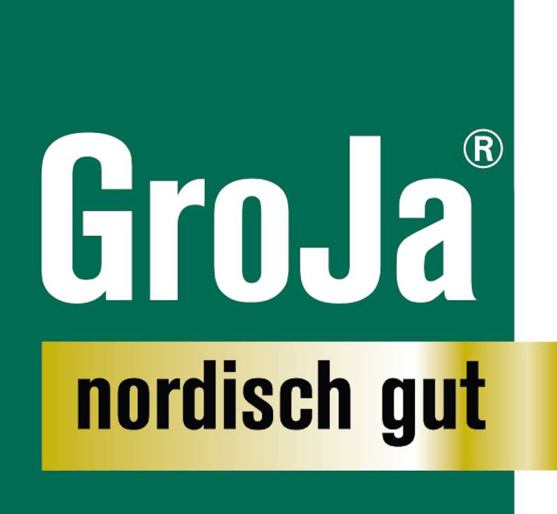 Groja Solid Rhombus Universal Einzeltor mit Anthrazitrahmen auf Maß teak_co_extrudiert von GroJa