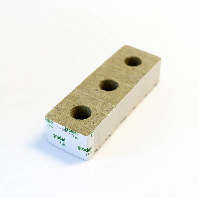 Grodan Block 10x10 gr. Loch von Grodan