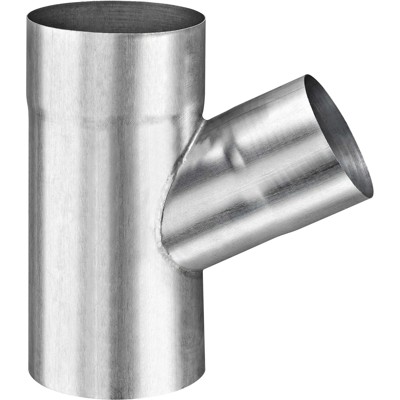 Zink-Fallrohrabzweig 72°, 100/76mm von Grömo