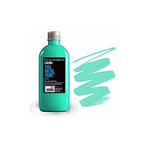 Grog Full Metal Paint 200ml - Miami Green by Grog von GROG