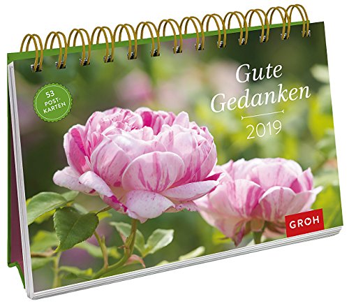 Gute Gedanken 2019: PostkartenKalender mit separatem Wochenkalendarium von Groh