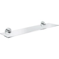 Glasablage Essentials Glas/Metall chrom Badablage Wandablage Badregal - Grohe von Grohe