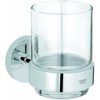 Grohe - Essentials Glas mit Halter chrom 40447001 von Grohe