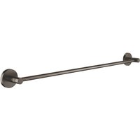 Essentials Handtuchhalter aus Metall mit versteckten Befestigungen, Hartgraphit gebürstet (40366AL1) - Grohe von Grohe