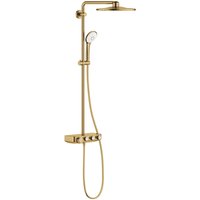 Euphoria Smartcontrol System 310 Duo, Duschsäule mit Thermostatmischer, Cool Sunrise gebürstet (26507GN0) - Grohe von Grohe
