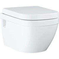 Euro Ceramic - Wand-WC mit WC-Sitz, SoftClose, Rimless, Alpinweiß 39703000 - Grohe von Grohe