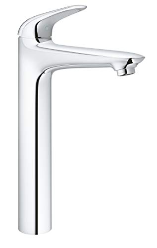 GROHE Wave - Einhand- Waschtischarmatur (wassersparend, langlebige Oberfläche, Einlochmontage), chrom, 23585001 von Grohe