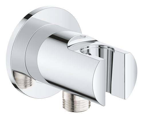 GROHE Vitalio, Wandanschlussbogen (Duschkopf Halterung mit Standardanschluss 1/2", passend für alle Standard Duschbrausen, langlebige Oberfläche, Wandmontage), chrom, 26962001 von GROHE