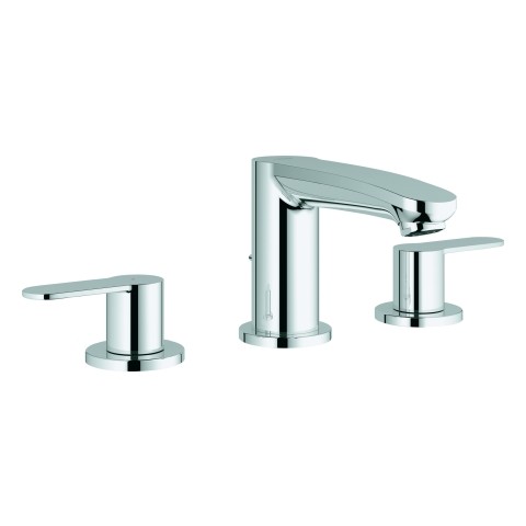 GROHE 3-Loch-WT-Batterie Eurostyle C 20208 Zugstangen-Ablaufgarnitur chrom 20208002 von Grohe