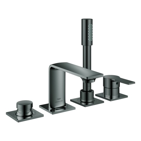 GROHE 4-Loch-Wannenarmatur Allure 19316_1 Oberbau hard graphite, 19316A01 19316A01 von Grohe