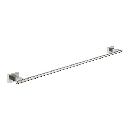 GROHE Essentials Cube | Badaccessoires - Badetuchhalter | 600 mm (Bohrabstand 558 mm) | supersteel | 40509DC1 von Grohe