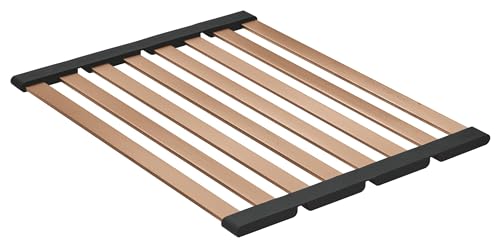 GROHE Abstropfgestell (Material: Edelstahl, zusammenklappbar, 450 x 348mm, spülmaschinenfest), warm sunset gebürtstet, 40856DL0 GROHE Abstropfgestell (Material: Edelstahl, zusammenklappbar, 450 x 348mm, spülmaschinenfest), warm sunset gebürtstet, 40856DL0 von GROHE