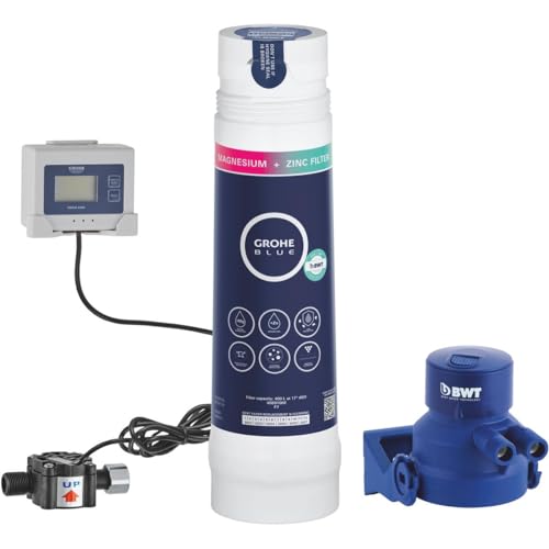 GROHE Blue - Magnesium + Zink Filter Starter Set (reduziert Kalk und Schwermetalle, Kapazität 400 Liter bei 17° dGH), 40875000 GROHE Blue - Magnesium + Zink Filter Starter Set (reduziert Kalk und Schwermetalle, Kapazität 400 Liter bei 17° dGH), 40875000 von GROHE