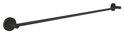 GROHE Start Cube, Badetuchhalter (für 2 Handtücher, 85cm breit (Bohrabstand 80cm), verdeckte Befestigung, zum Kleben oder Bohren), matt schwarz, 411872430 GROHE Start Cube, Badetuchhalter (für 2 Handtücher, 85cm breit (Bohrabstand 80cm), verdeckte Befestigung, zum Kleben oder Bohren), matt schwarz, 411872430 von Grohe