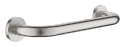 GROHE Start - Wannengriff (Stichmaß 29 5mm, Material: Metall, verdeckte Befestigung, inkl. Schrauben und Dübel), supersteel, 41189DC0 von Grohe