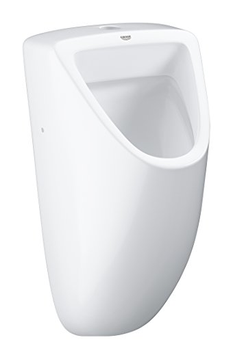 GROHE Bau Keramik - WC-Urinal (Zulauf von oben, inkl. Befestigungsset, Sanitärkeramik, Spülmenge 1l), alpinweiß, 39439000 von Grohe