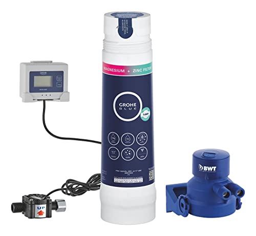 GROHE Blue - Magnesium + Zink Filter Starter Set (reduziert Kalk und Schwermetalle, Kapazität 400 Liter bei 17° dGH), 40875000 von GROHE