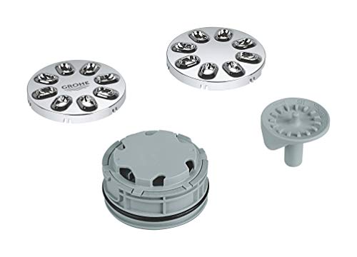 GROHE Brauseboden (für SmartControl und Kopfbrausen mit mehreren Bokoma Sprays, inklusive Brauseboden und Demontageschlüssel, Herstellergarantie: 5 Jahre.), Chrom, 48348000 von GROHE